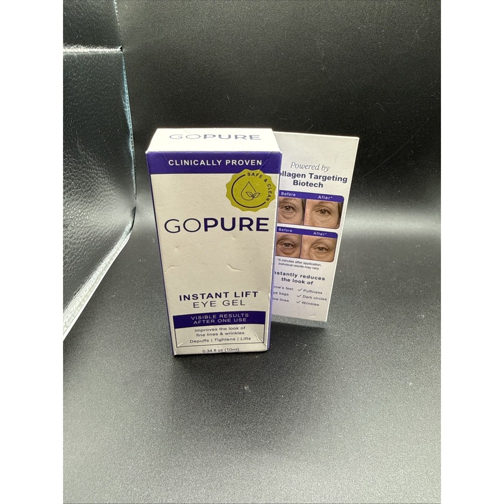 Gopure Instant Lift Eye Gel, New In Box